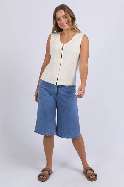 Foxwood Golden Vest - Vint White