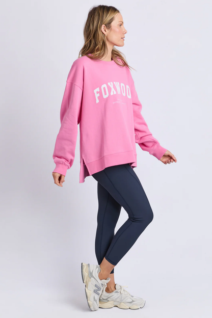Foxwood Interval Crew - Pink/White