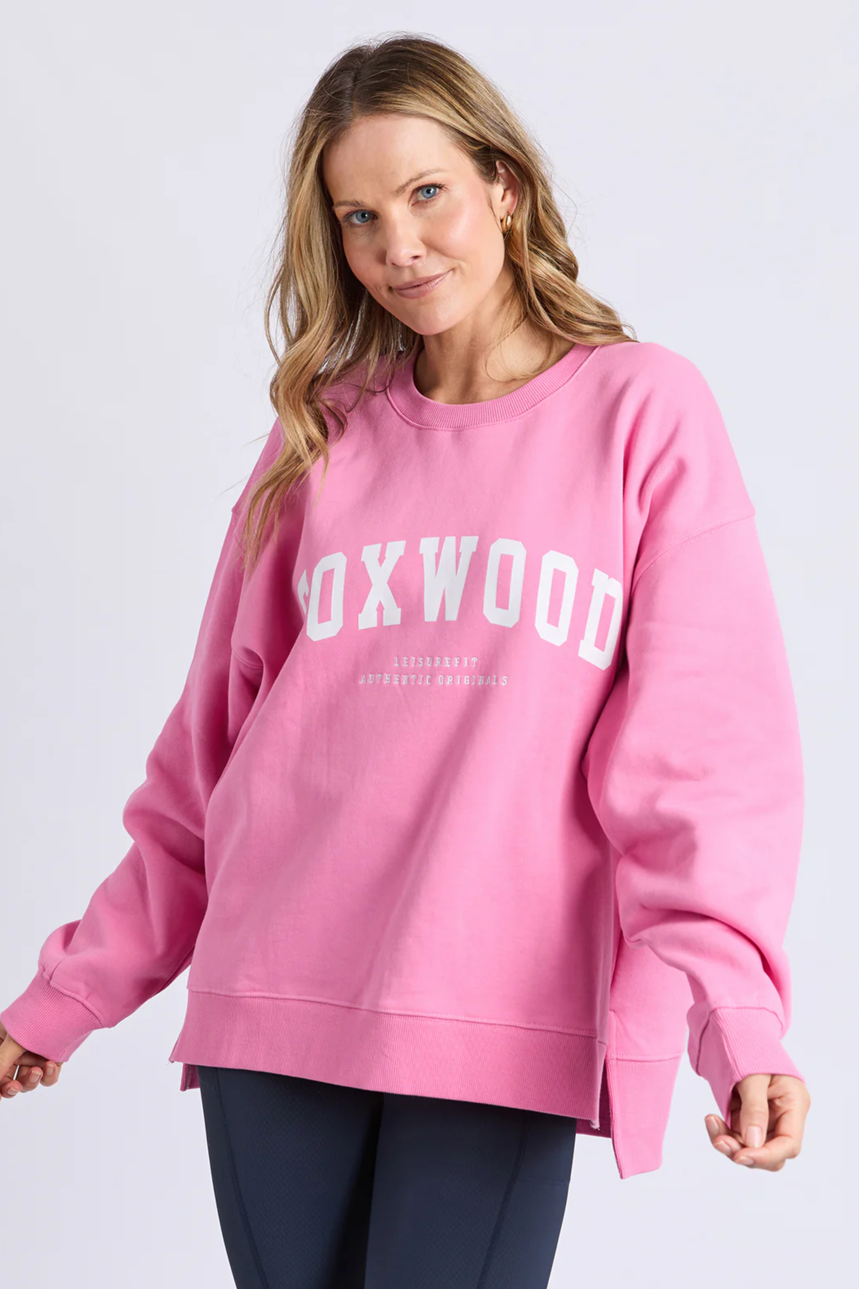 Foxwood Interval Crew - Pink/White