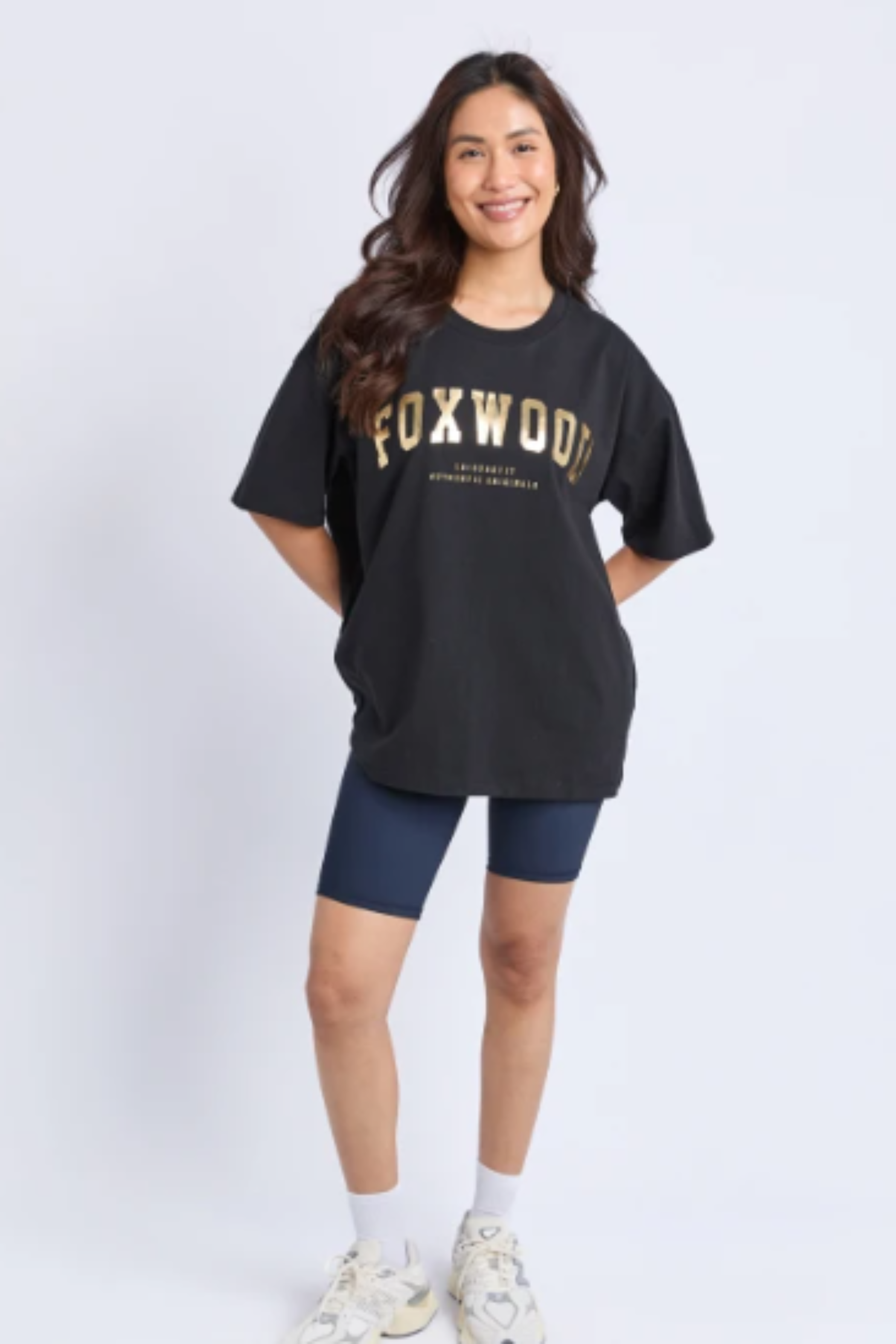 Foxwood Interval Tee - Black/Gold