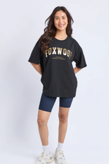 Foxwood Interval Tee - Black/Gold