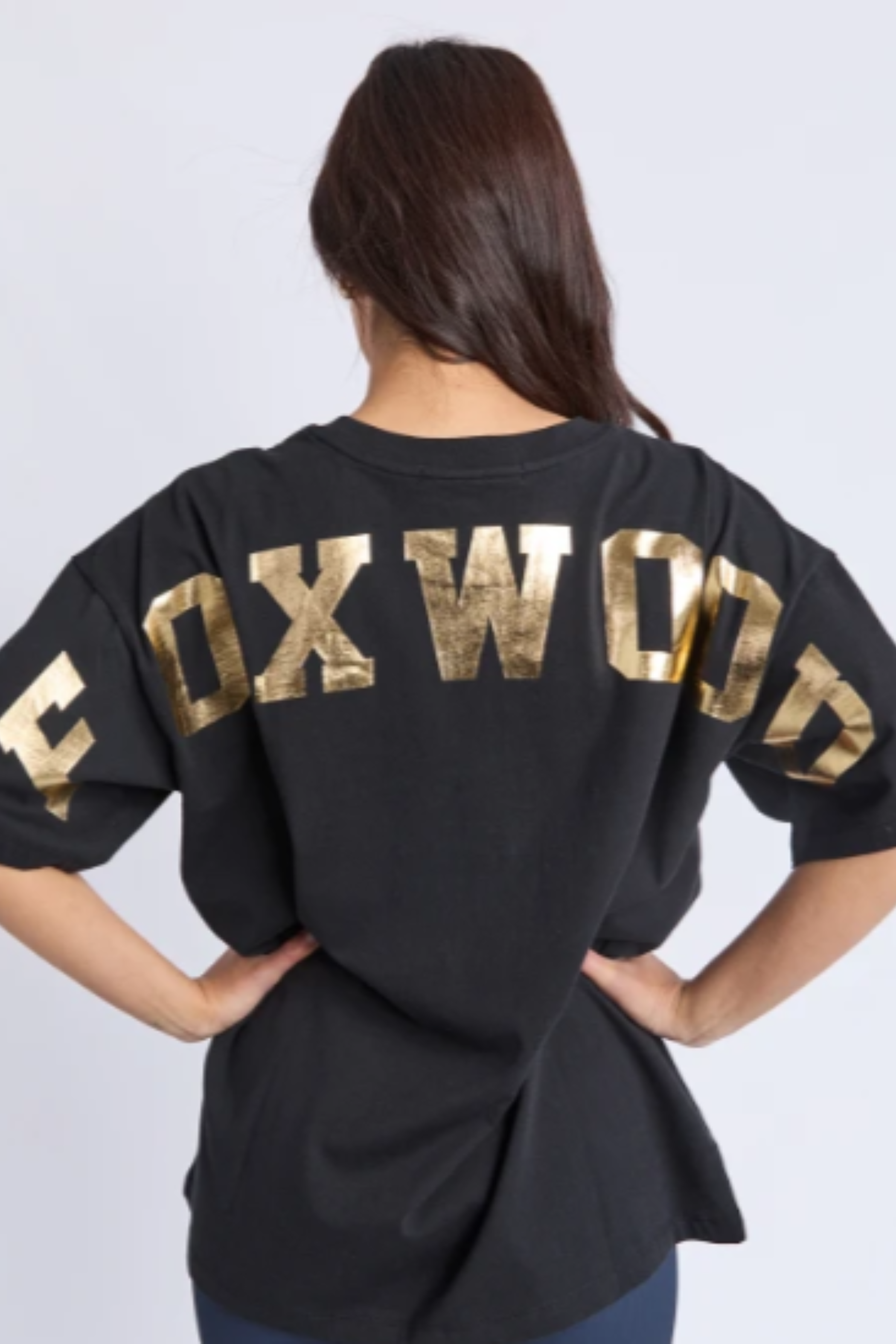 Foxwood Interval Tee - Black/Gold