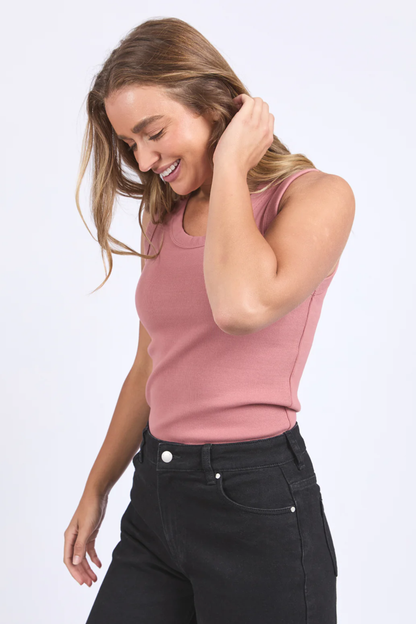 Foxwood Iris Tank - Ash Rose