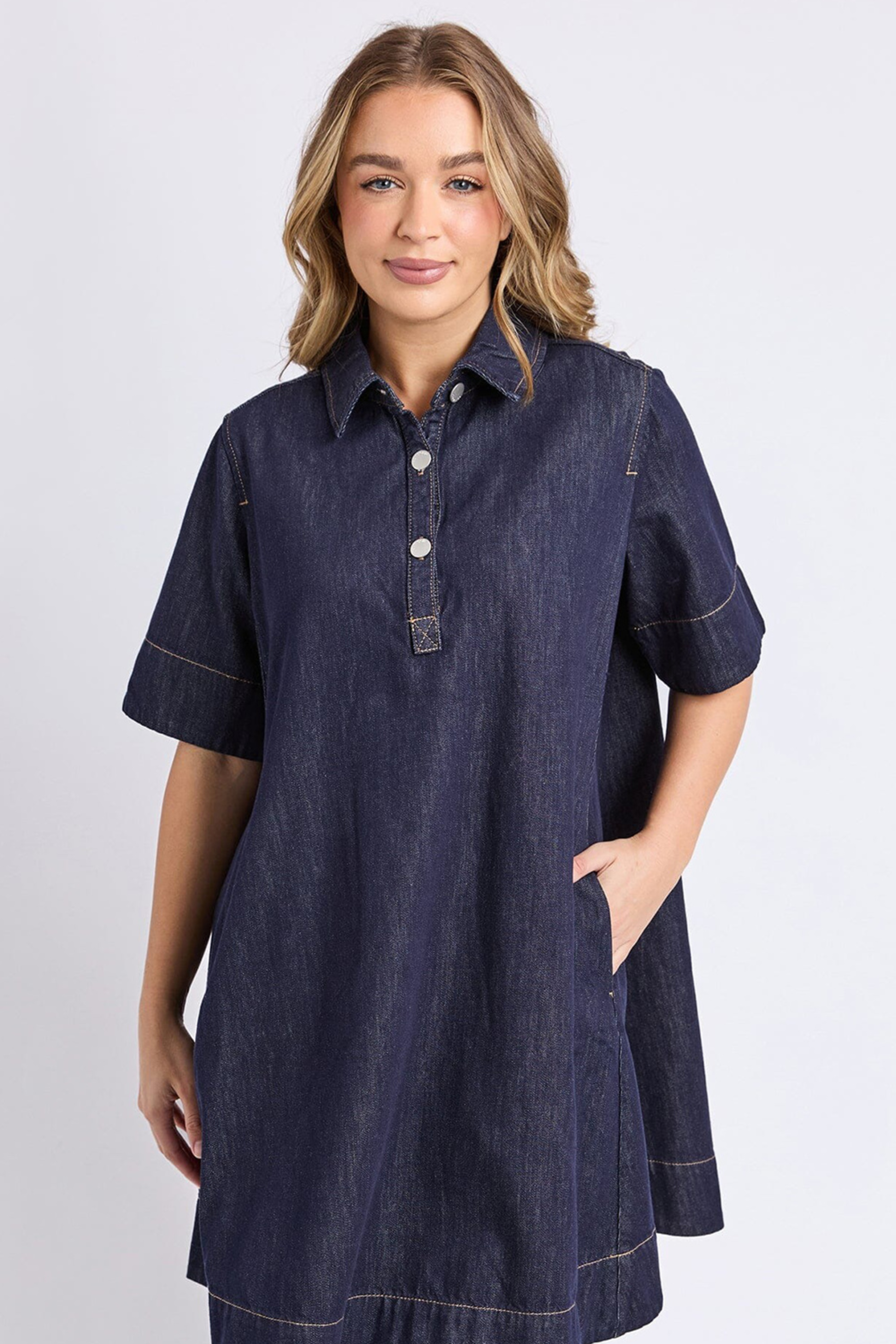 Foxwood Julian Dress - Indigo