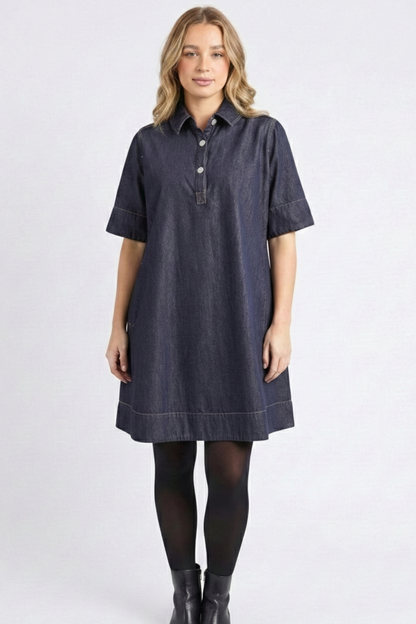 Foxwood Julian Dress - Indigo