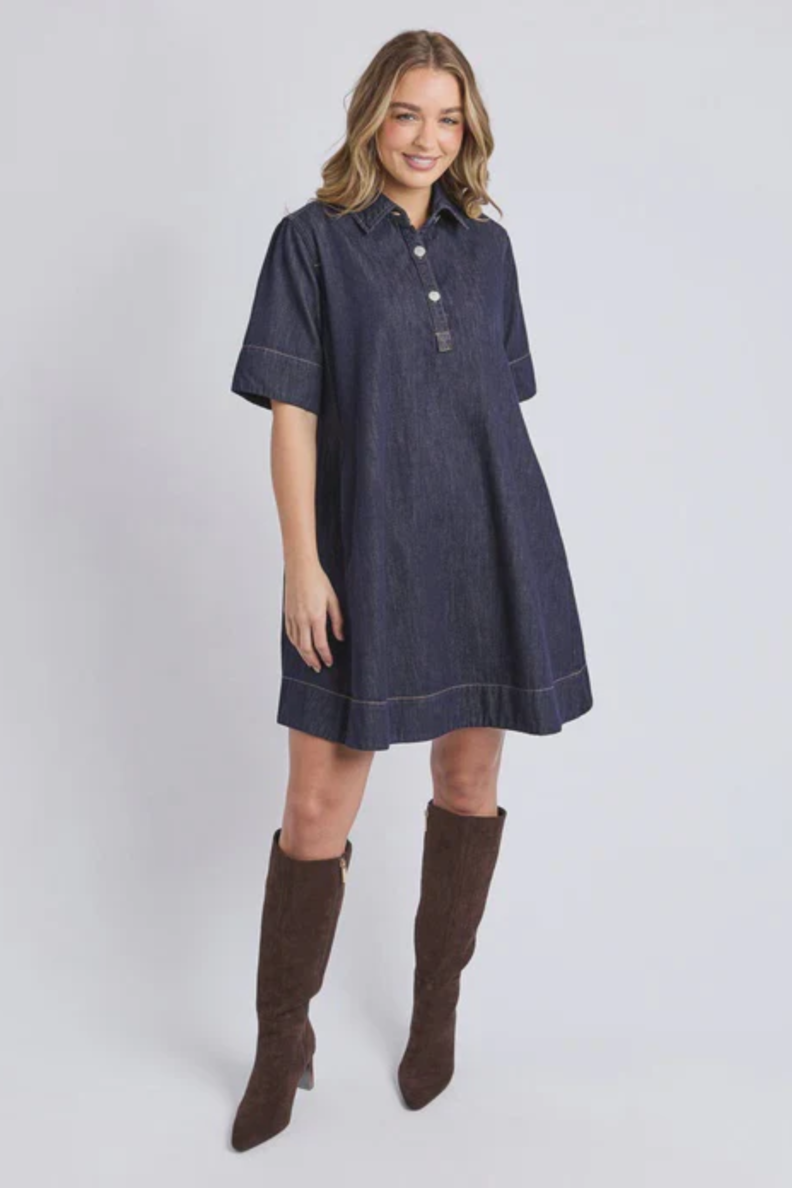 Foxwood Julian Dress - Indigo