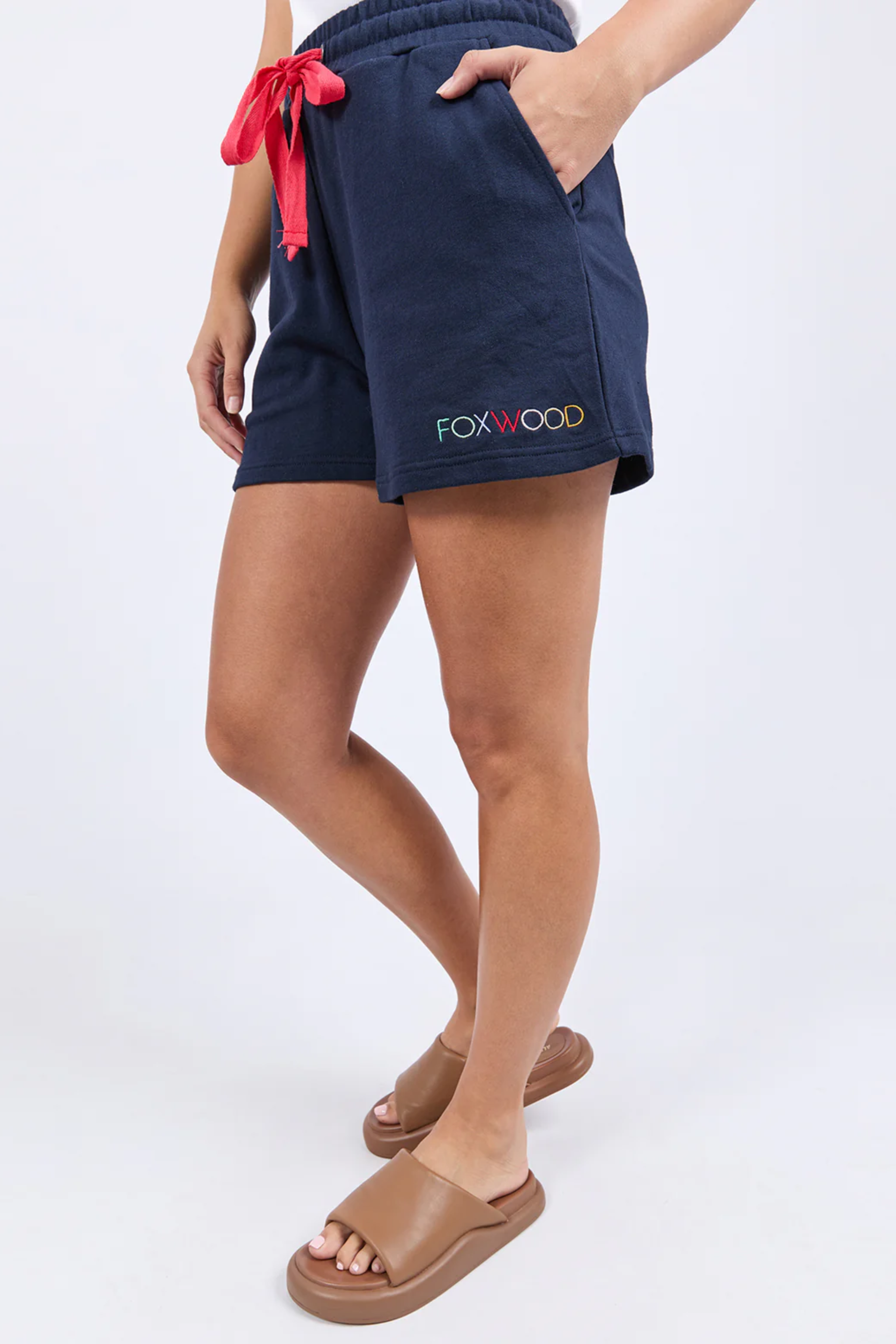 Foxwood Simplified Confetti Short - Navy