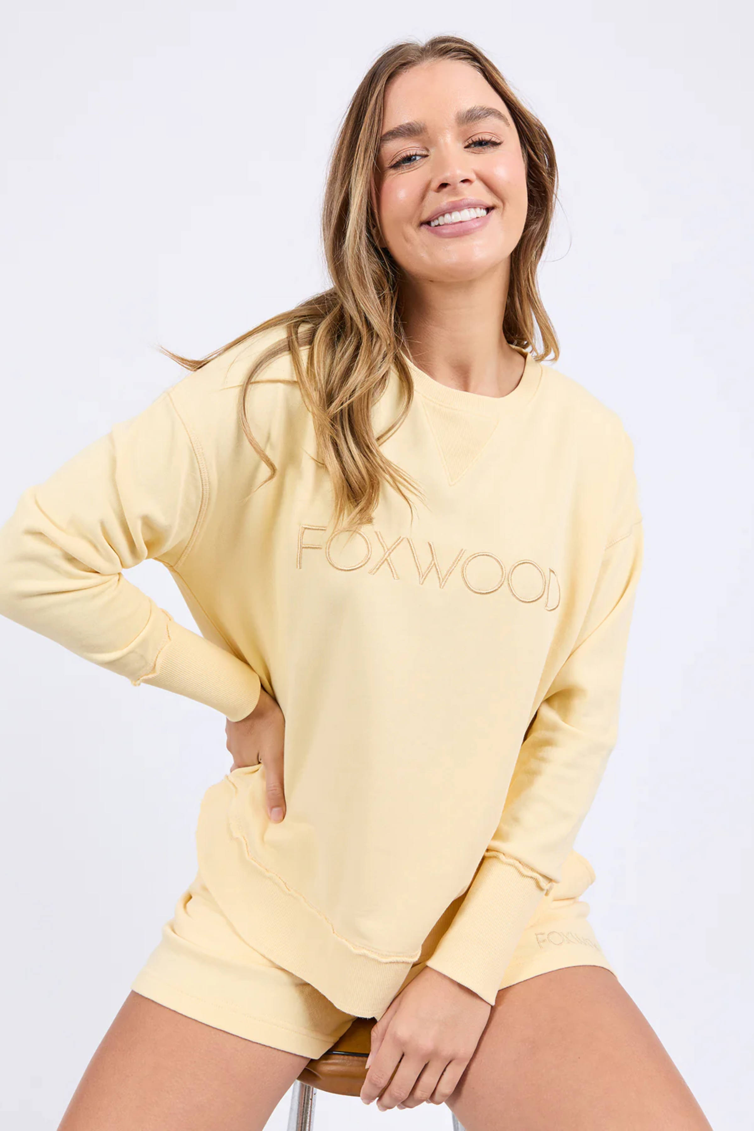 Foxwood Simplified Crew - Lemon