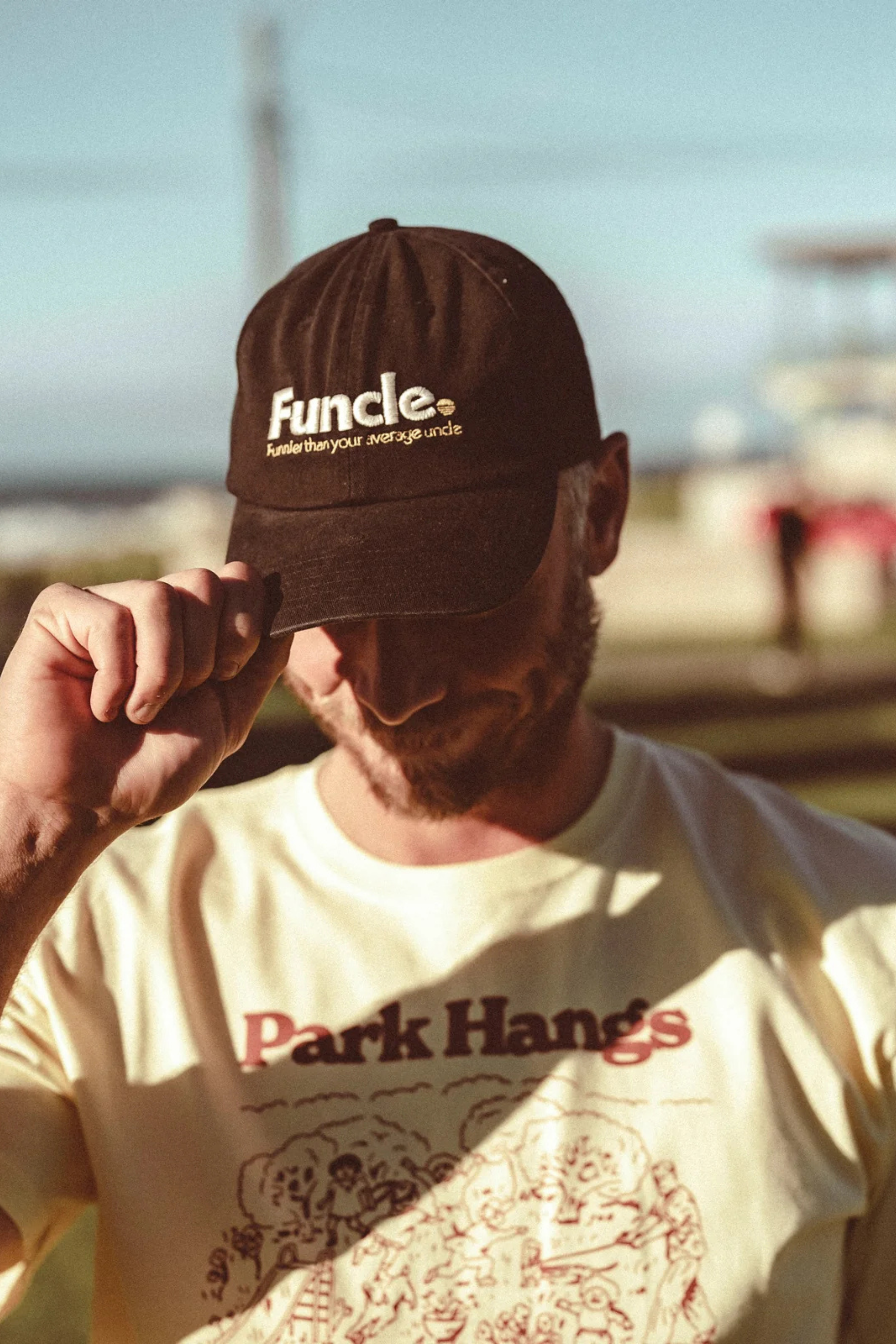 Funcle Baseball Cap - Washed Black