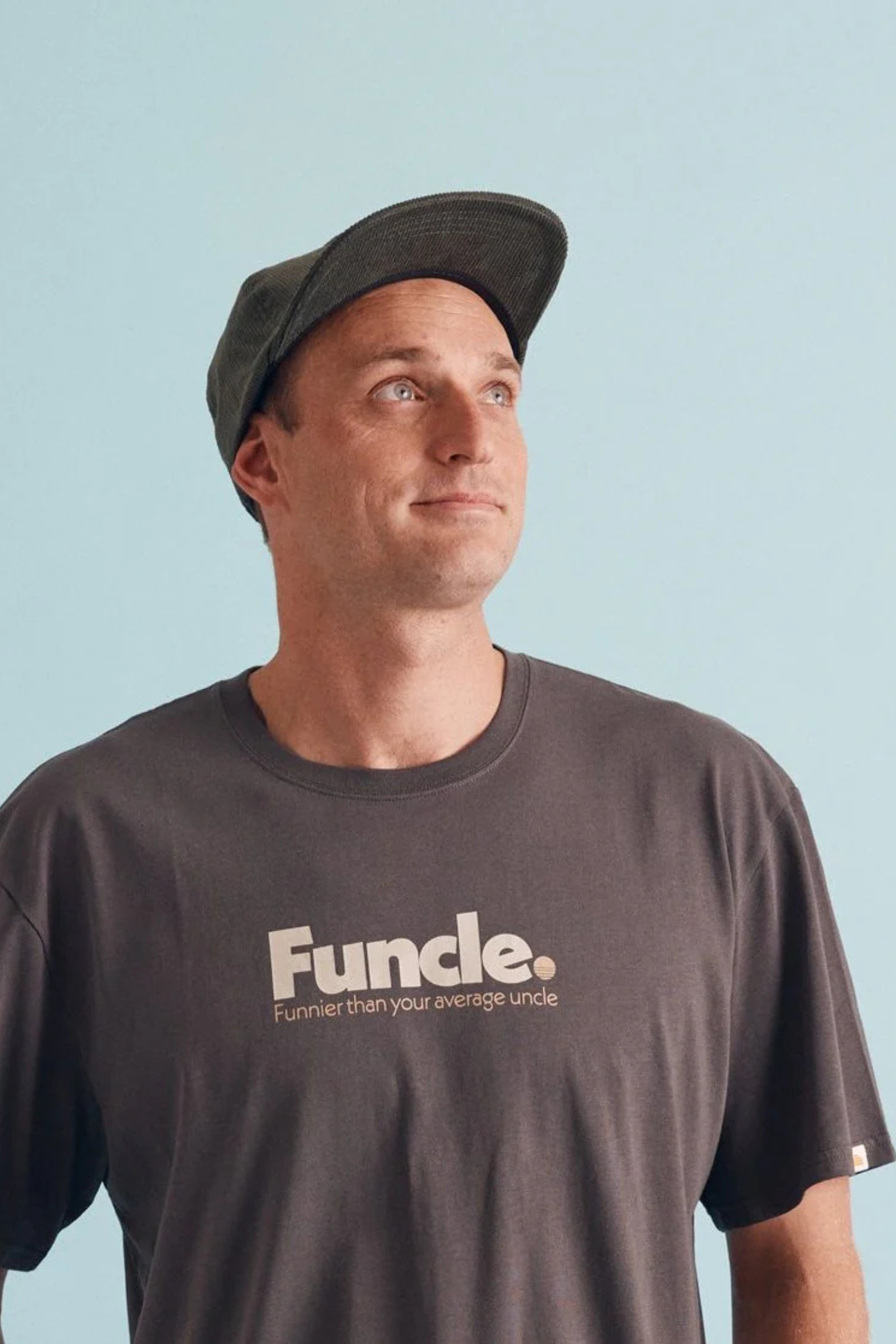 Funcle Mens Tee - Washed Black