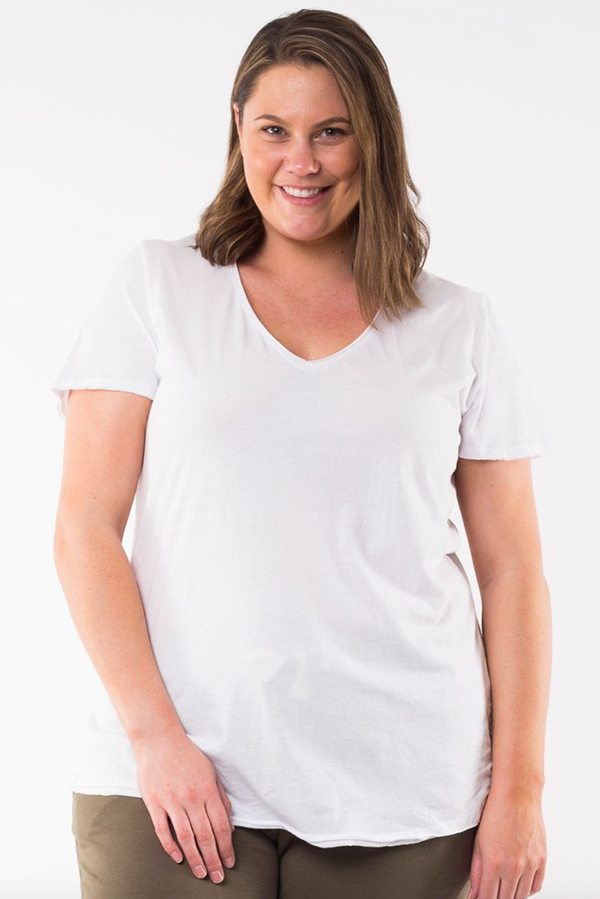 Plus Size Vee Tee