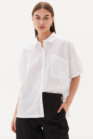 Gathered Cuff Shirt