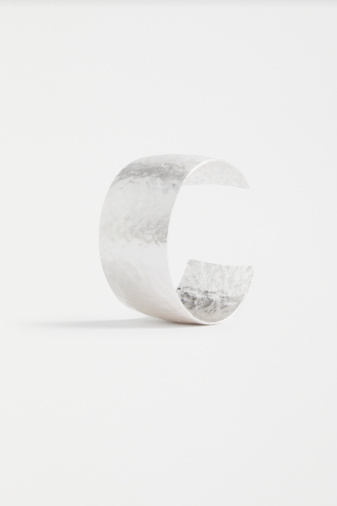 Gild Cuff Bangle - Silver