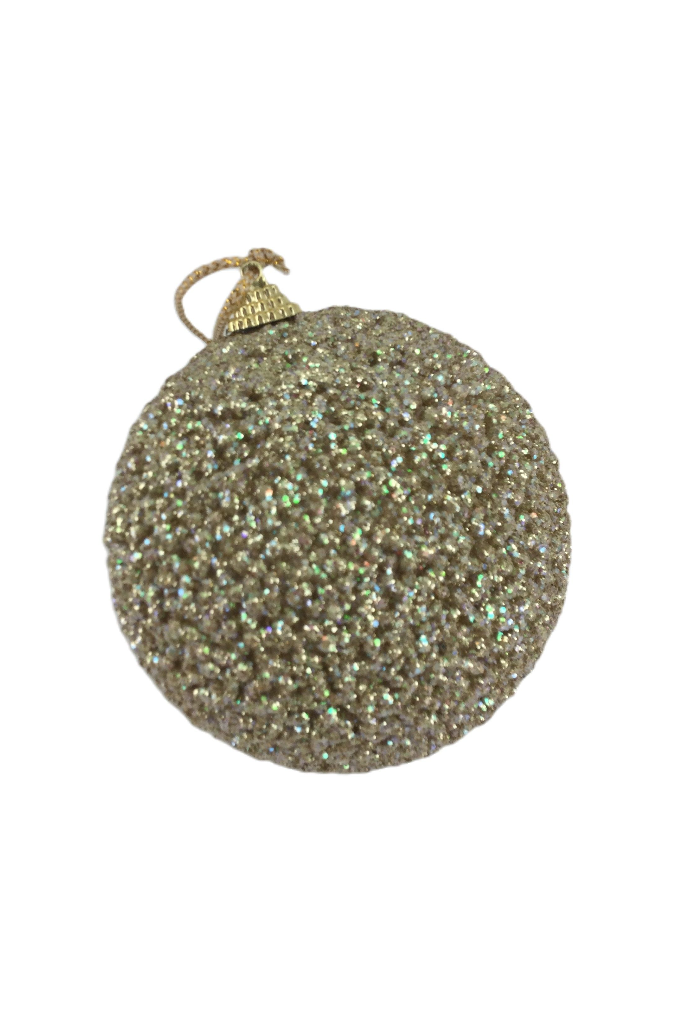 Gold Glitter Christmas Ball