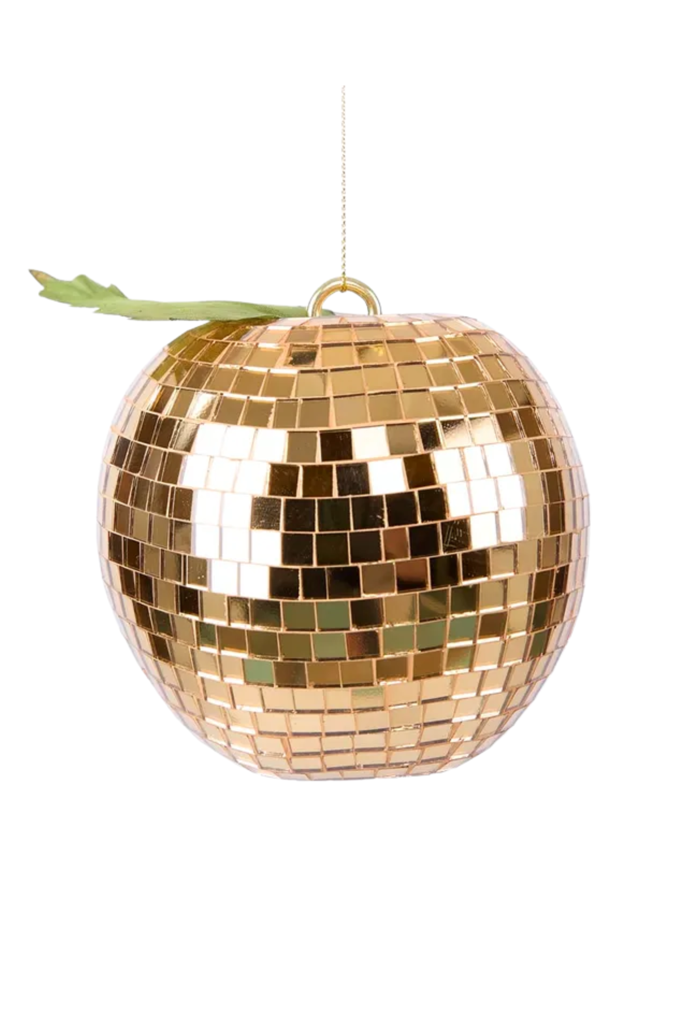 Golden Disco Apple Hanging Decoration