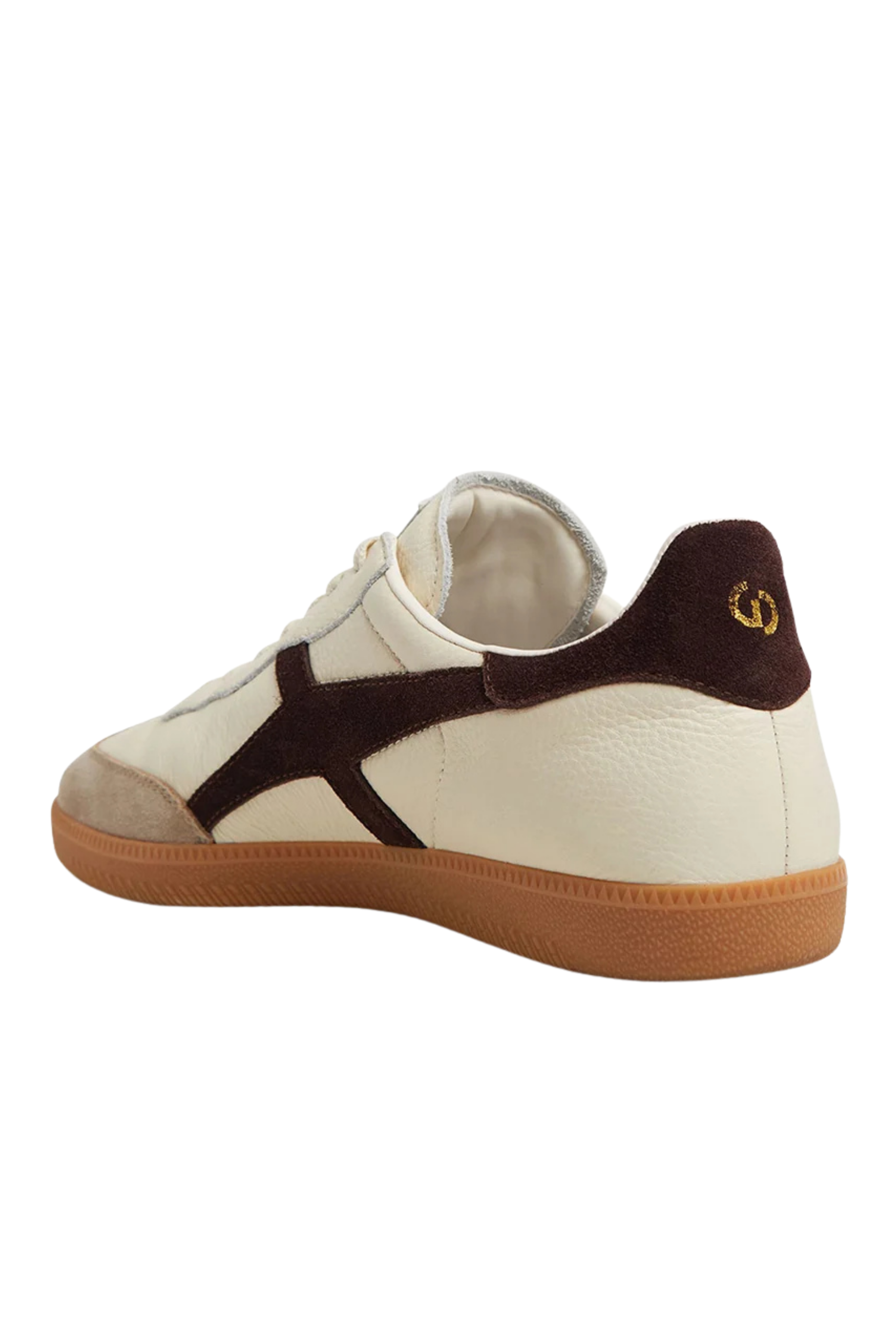 Goodsole 2001 Crossroads Sneaker - Ivory/Coffee Leather