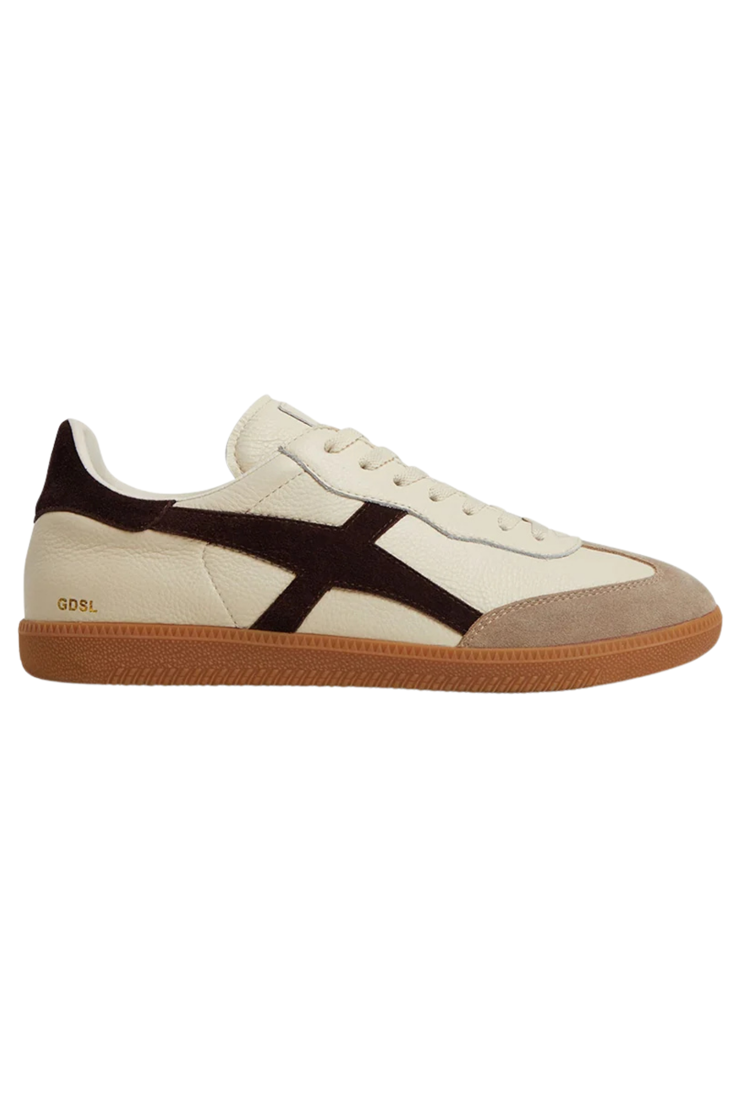 Goodsole 2001 Crossroads Sneaker - Ivory/Coffee Leather