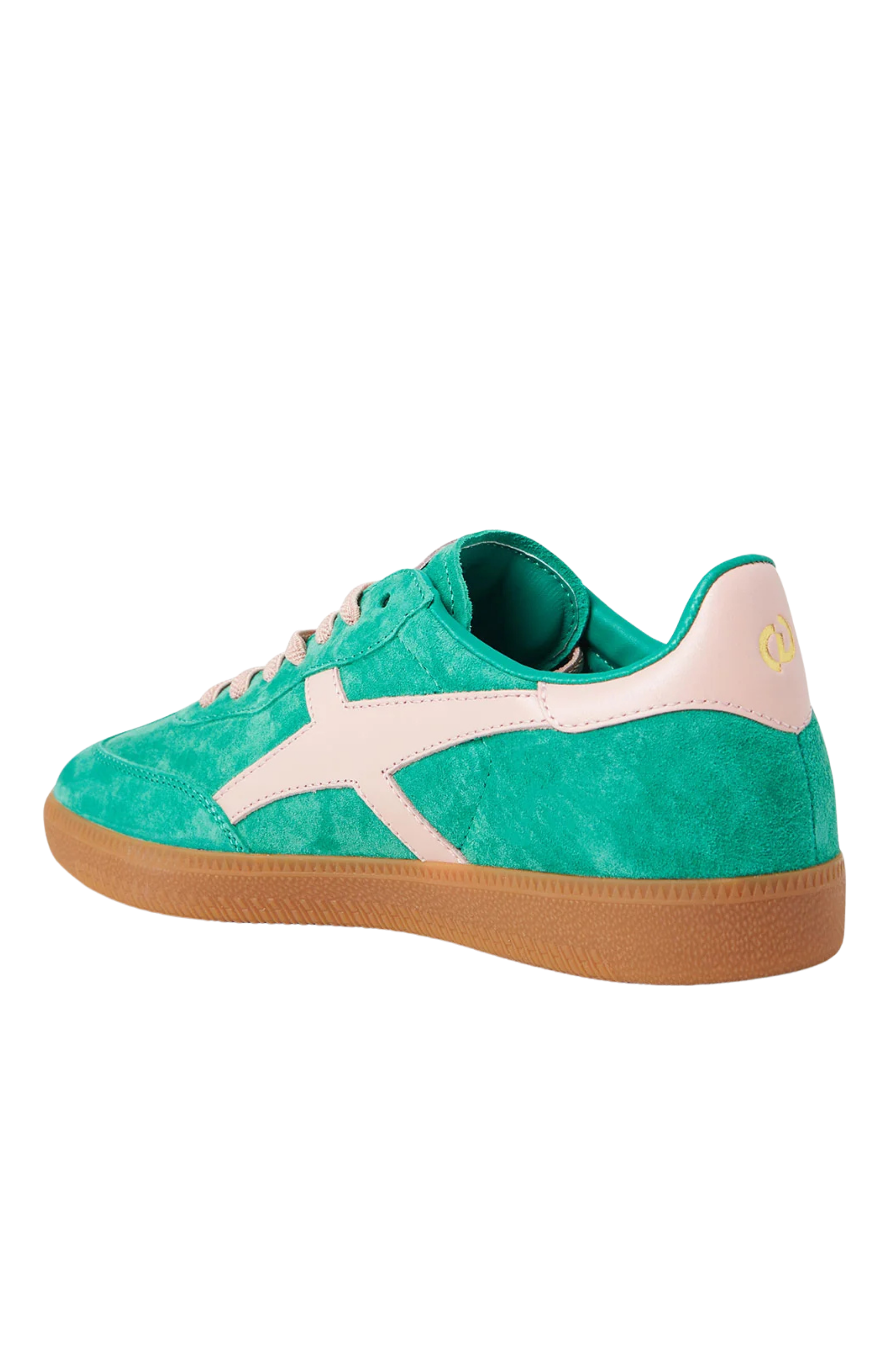 Goodsole 2001 Crossroads Sneaker - Pine/Pink Suede