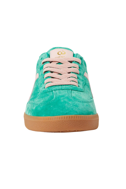 Goodsole 2001 Crossroads Sneaker - Pine/Pink Suede