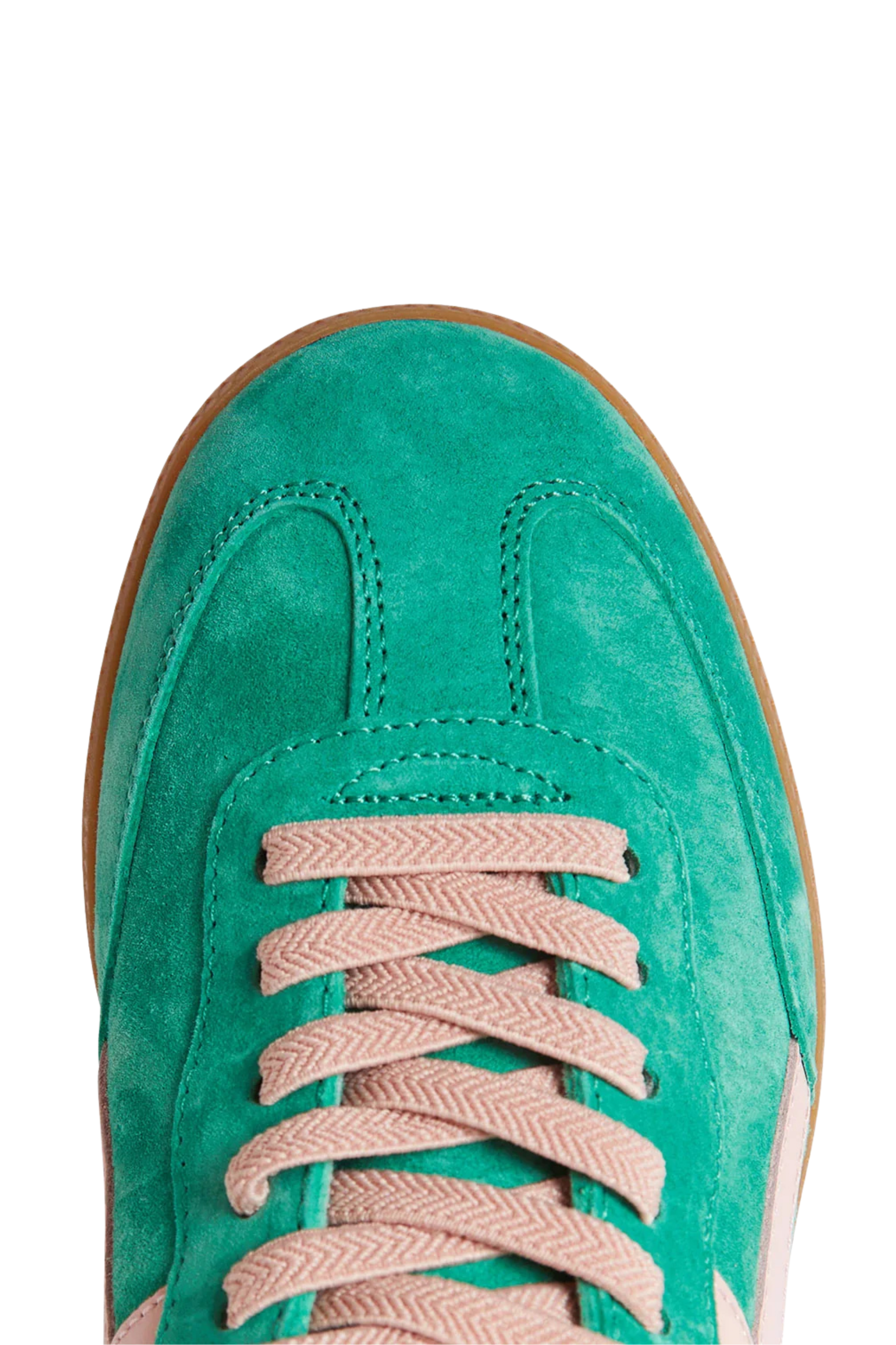 Goodsole 2001 Crossroads Sneaker - Pine/Pink Suede