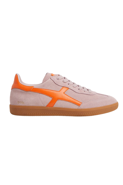 Goodsole 2001 Crossroads Sneaker - Pink/Orange Suede