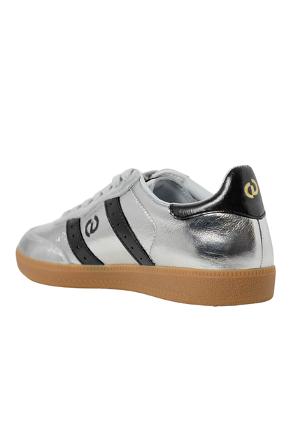 Goodsole 2001 Parallel Sneaker -Metallic Silver/Black