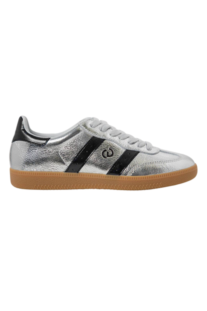 Goodsole 2001 Parallel Sneaker -Metallic Silver/Black