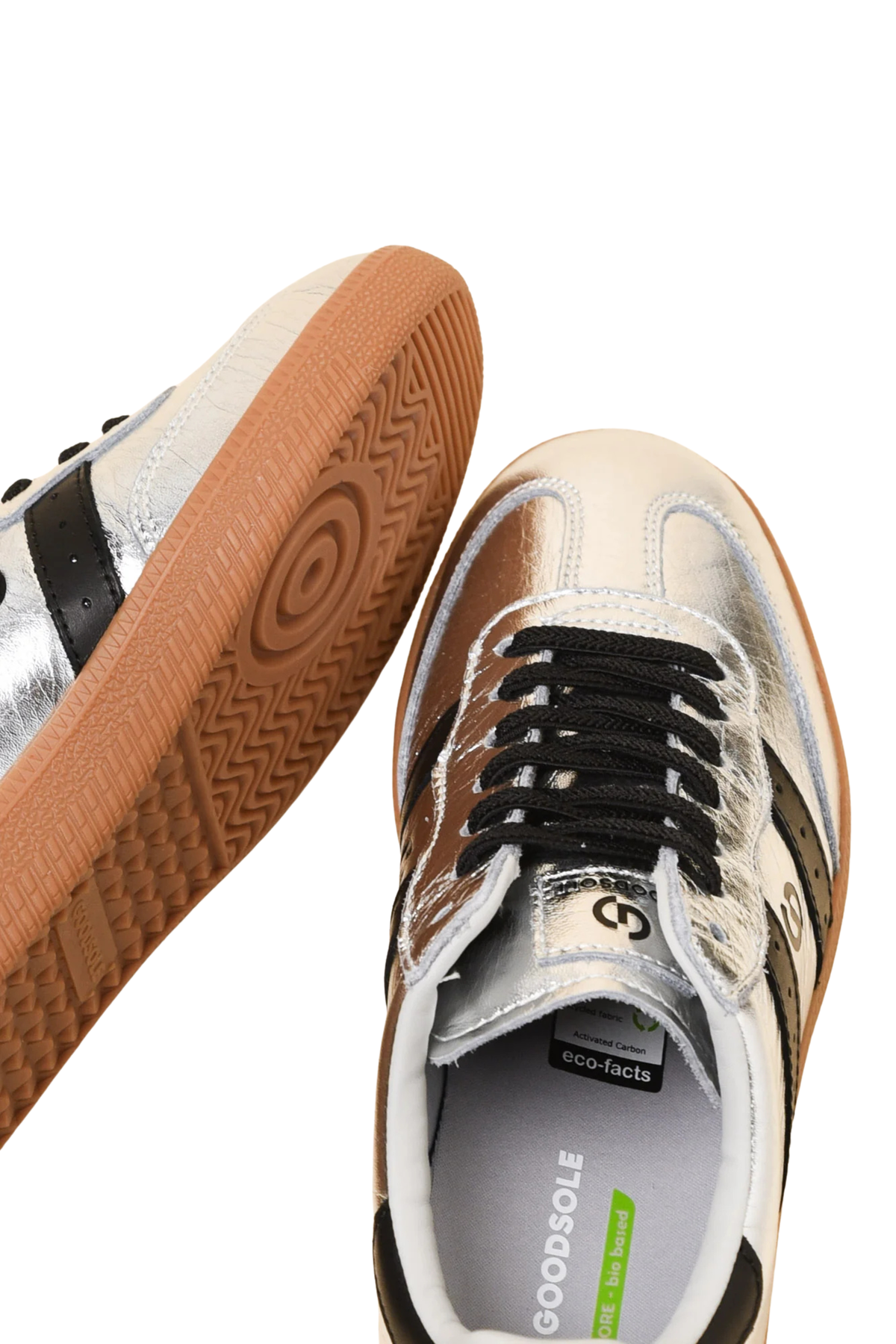 Goodsole 2001 Parallel Sneaker -Metallic Silver/Black