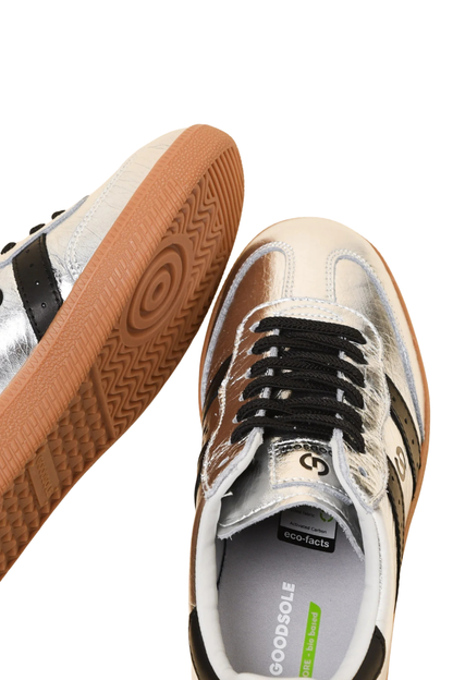 Goodsole 2001 Parallel Sneaker -Metallic Silver/Black