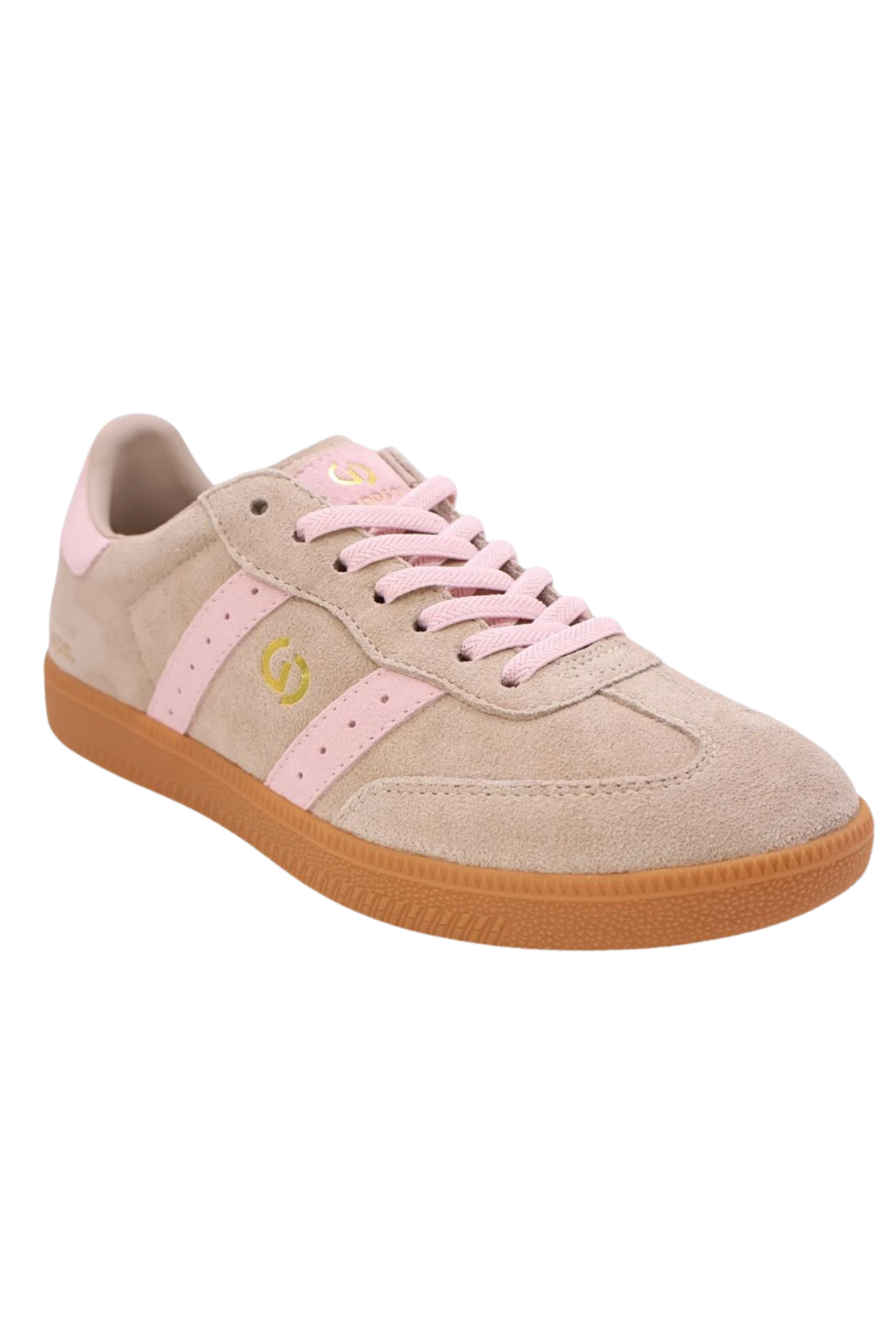 Goodsole 2001 Parallel Sneaker - Tropical Taupe/Pink Suede