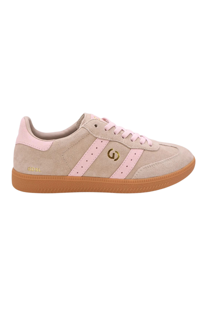 Goodsole 2001 Parallel Sneaker - Tropical Taupe/Pink Suede