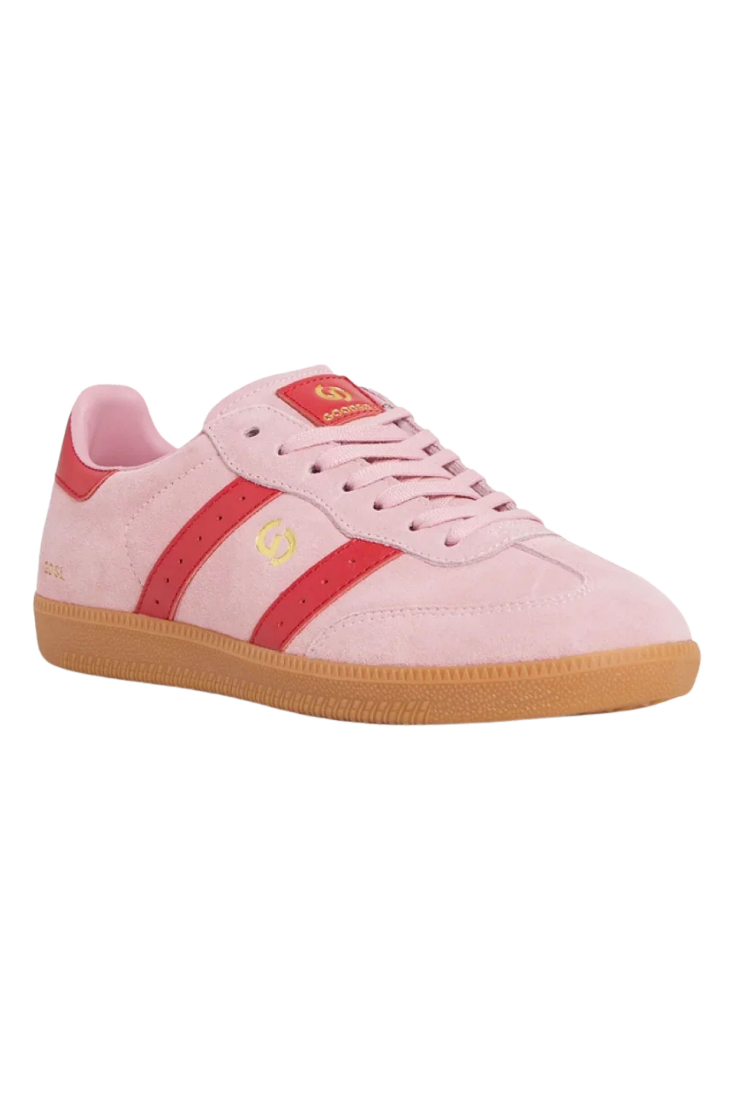 Goodsole 2001 Parallel Sneaker - Pink/Red Suede