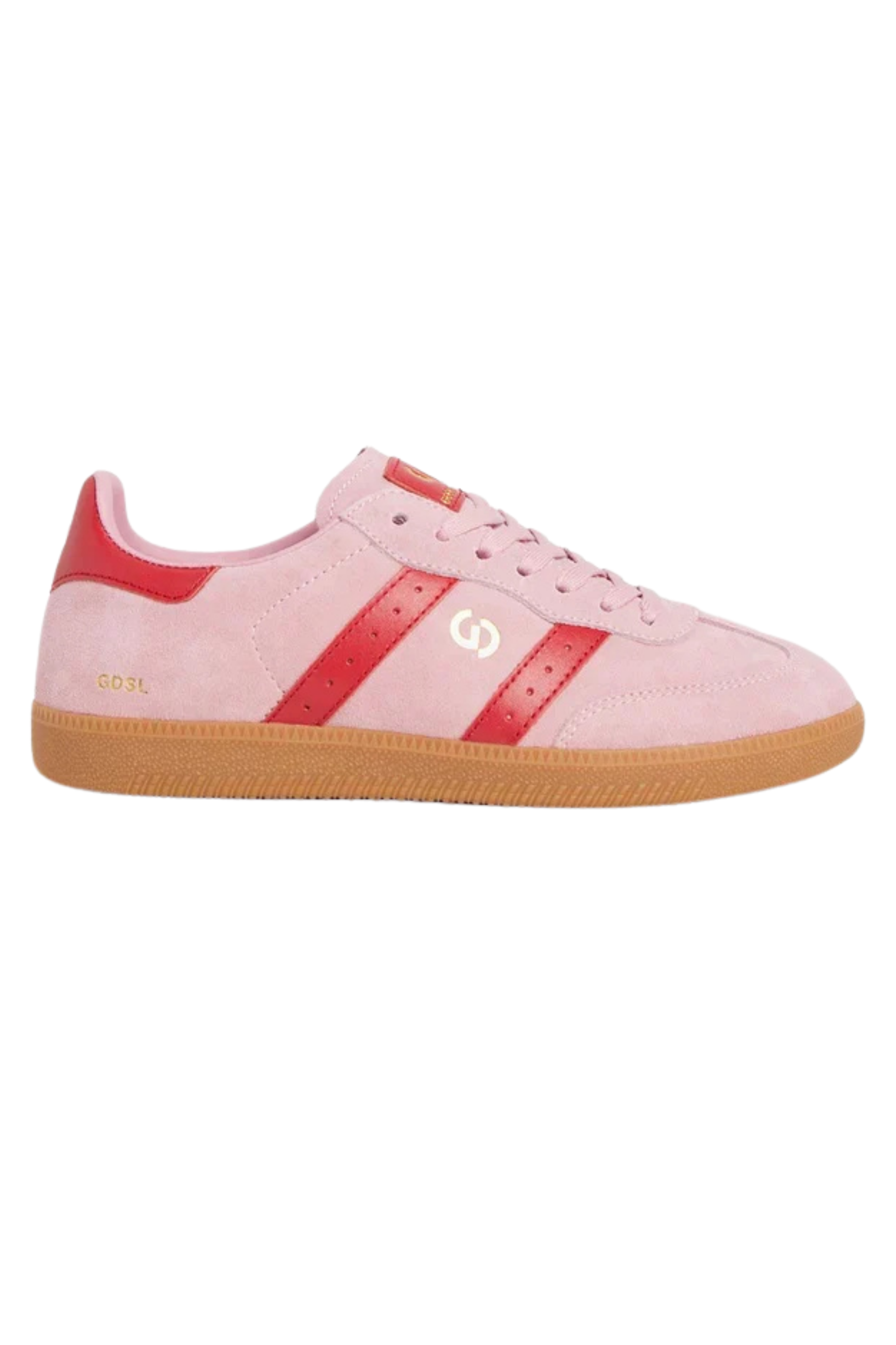 Goodsole 2001 Parallel Sneaker - Pink/Red Suede