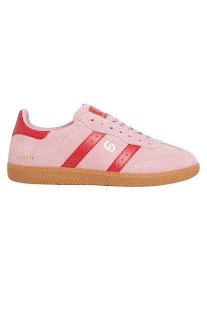Goodsole 2001 Parallel Sneaker - Pink/Red Suede