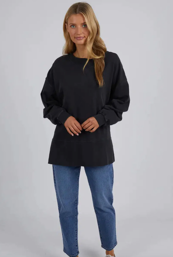 Heidi Crew - Washed Black