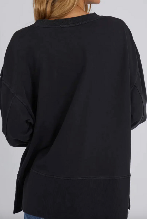 Heidi Crew - Washed Black