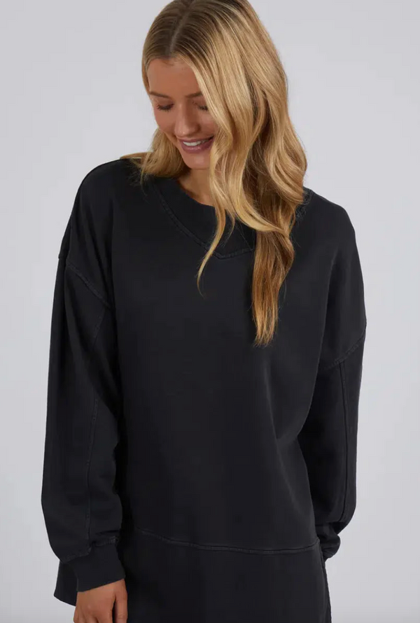 Heidi Crew - Washed Black