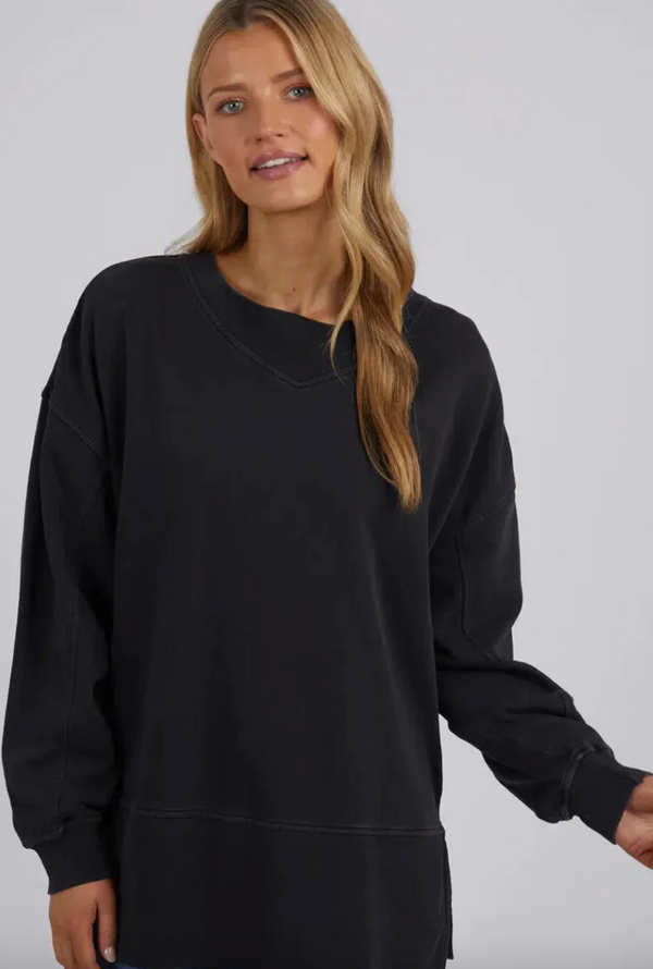 Heidi Crew - Washed Black