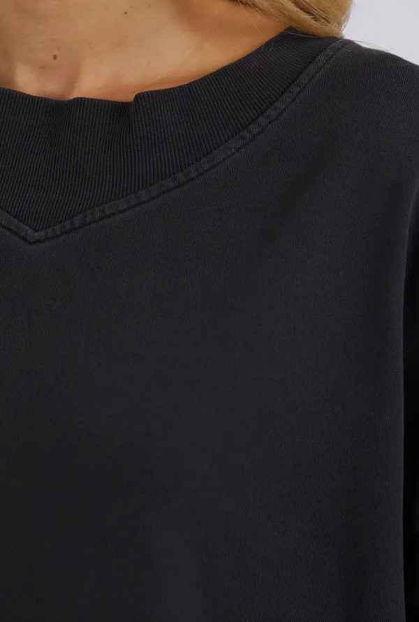 Heidi Crew - Washed Black