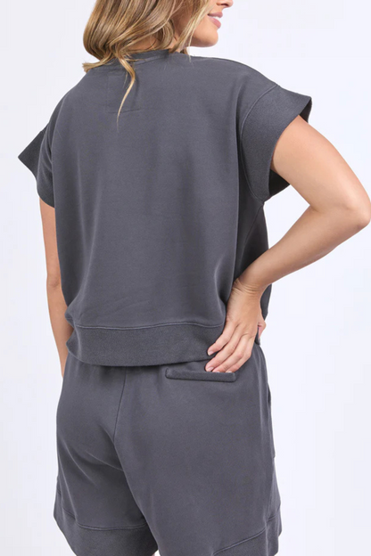 Foxwood Hustler Tee - Charcoal