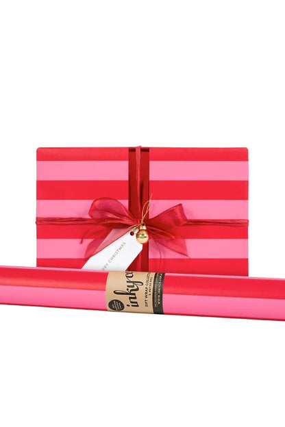 Wrapping Paper - Stripe Pink