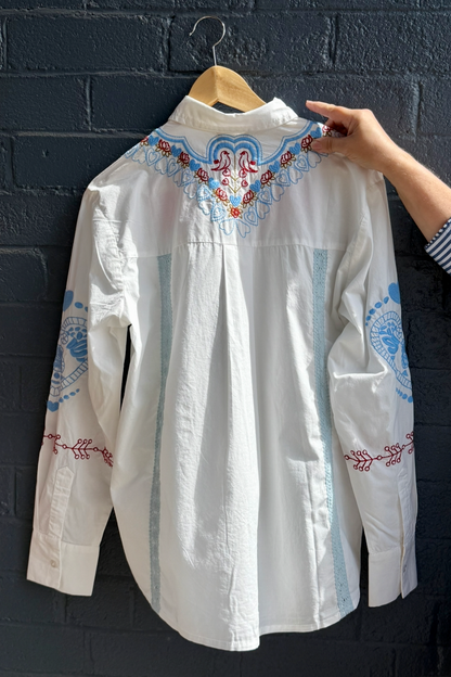 Zoda Cotton Shirt - Love Birds