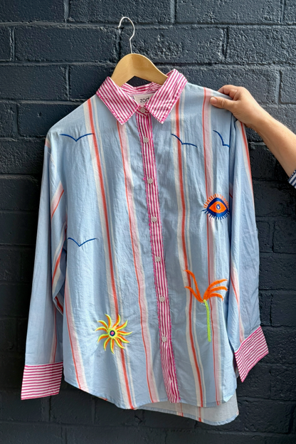 Zoda Cotton Shirt - Believe