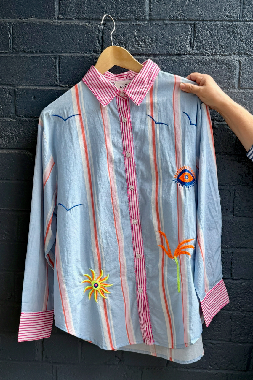Zoda Cotton Shirt - Believe