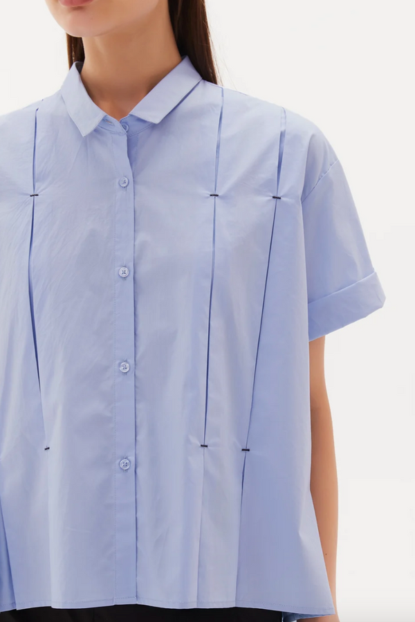 Inverted Pleat Detail Shirt