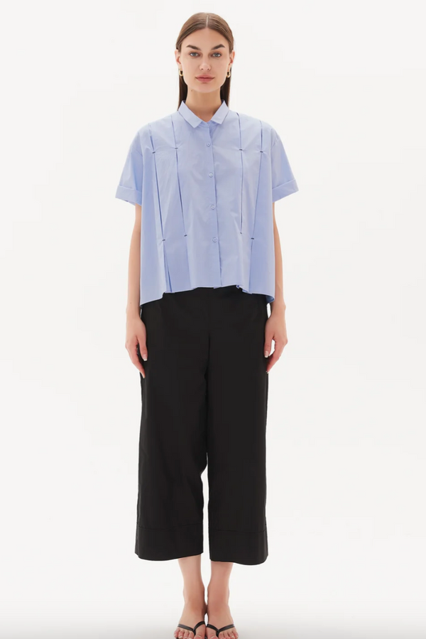 Inverted Pleat Detail Shirt