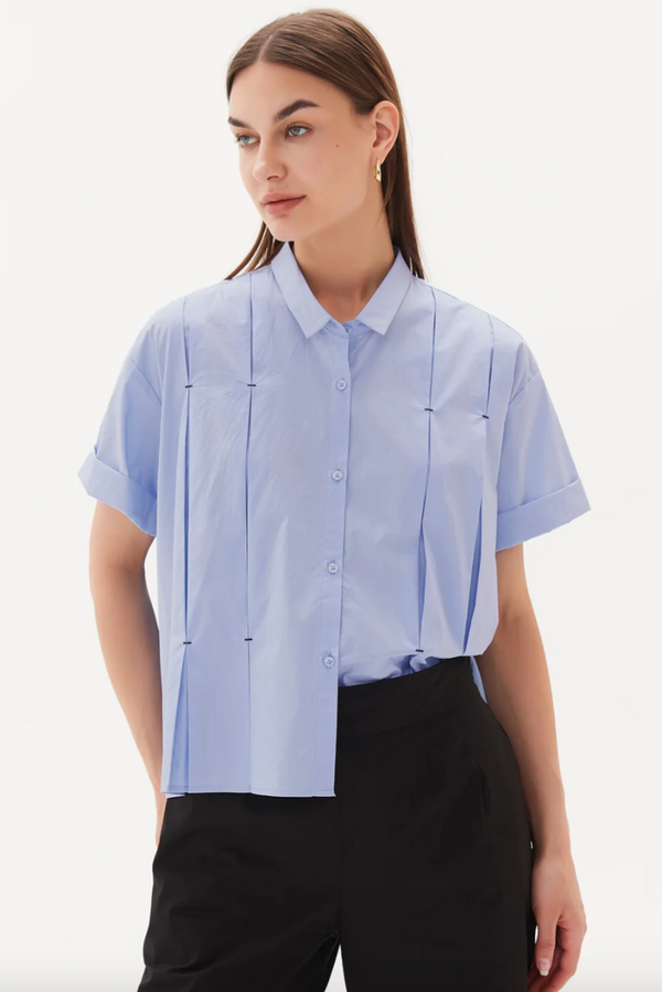 Inverted Pleat Detail Shirt