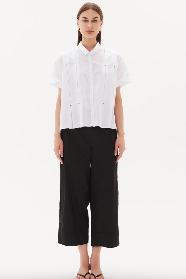 Inverted Pleat Detail Shirt