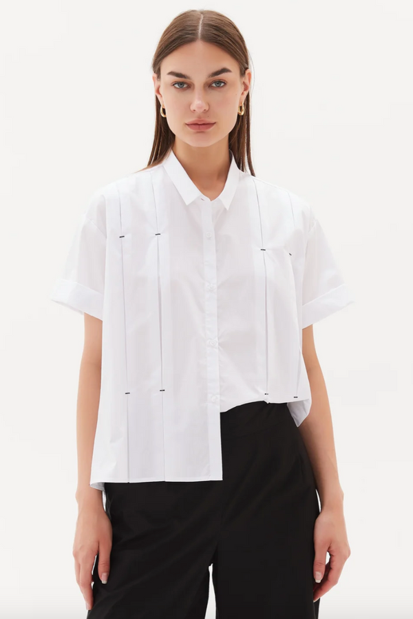Inverted Pleat Detail Shirt