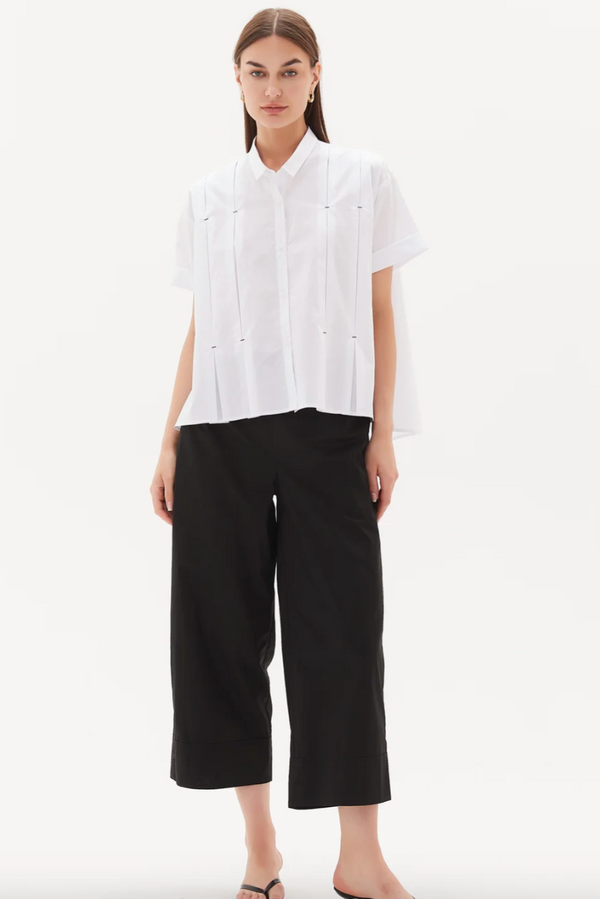 Inverted Pleat Detail Shirt
